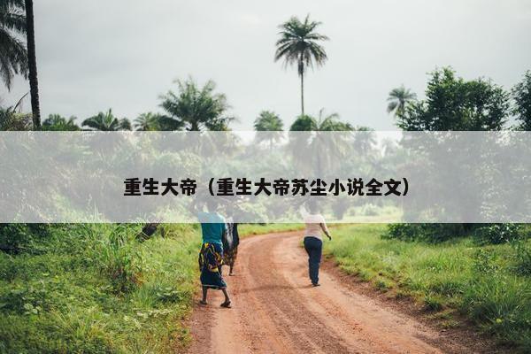 重生大帝（重生大帝苏尘小说全文）