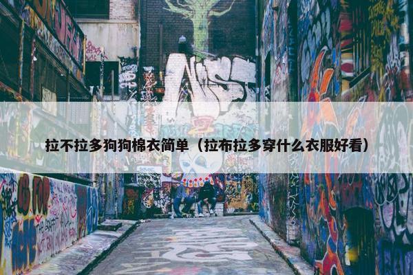 拉不拉多狗狗棉衣简单（拉布拉多穿什么衣服好看）