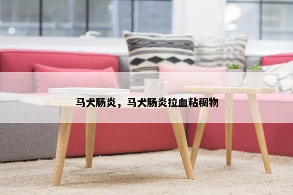 马犬肠炎，马犬肠炎拉血粘稠物