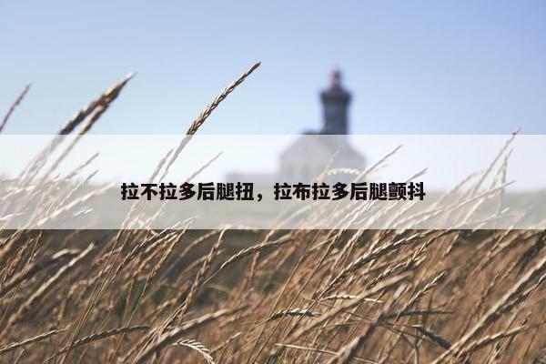 拉不拉多后腿扭，拉布拉多后腿颤抖