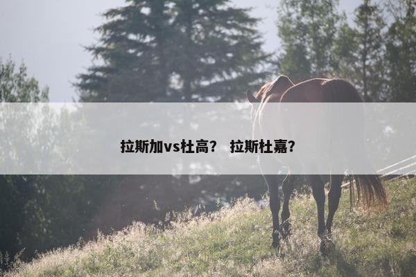 拉斯加vs杜高？ 拉斯杜嘉？