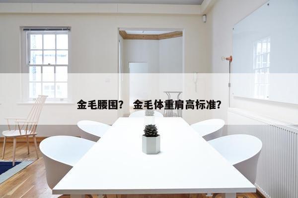 金毛腰围？ 金毛体重肩高标准？
