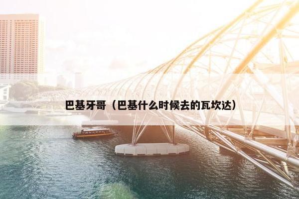 巴基牙哥（巴基什么时候去的瓦坎达）