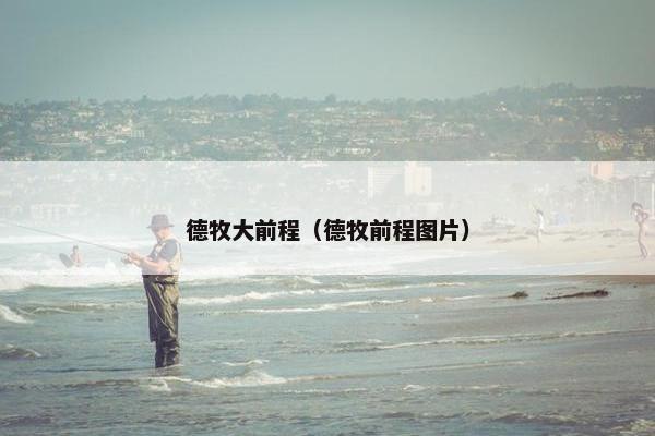 德牧大前程（德牧前程图片）