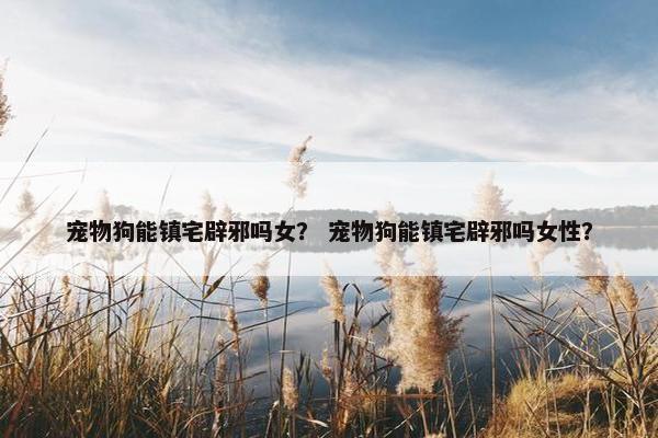 宠物狗能镇宅辟邪吗女？ 宠物狗能镇宅辟邪吗女性？