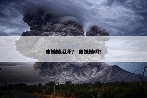 吉娃娃沼泽？ 吉娃娃啊？
