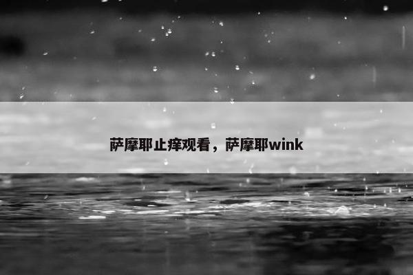 萨摩耶止痒观看，萨摩耶wink