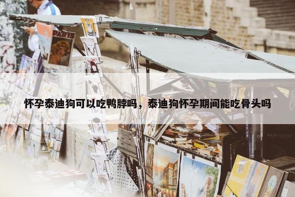 怀孕泰迪狗可以吃鸭脖吗，泰迪狗怀孕期间能吃骨头吗