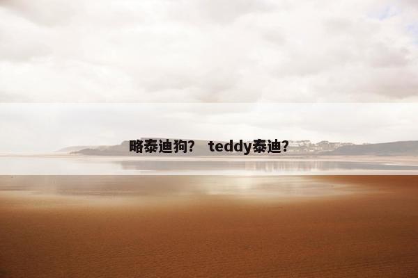 略泰迪狗？ teddy泰迪？