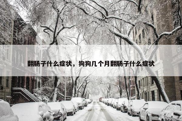 翻肠子什么症状，狗狗几个月翻肠子什么症状