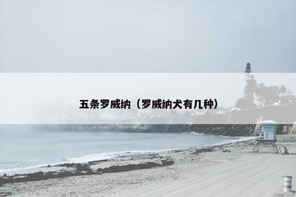 五条罗威纳（罗威纳犬有几种）