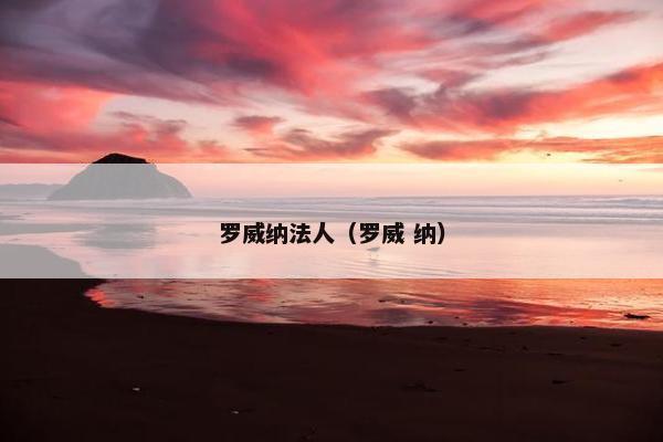 罗威纳法人（罗威 纳）