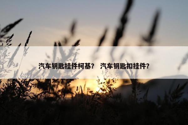 汽车钥匙挂件柯基？ 汽车钥匙扣挂件？