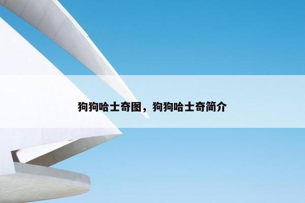 狗狗哈士奇图，狗狗哈士奇简介