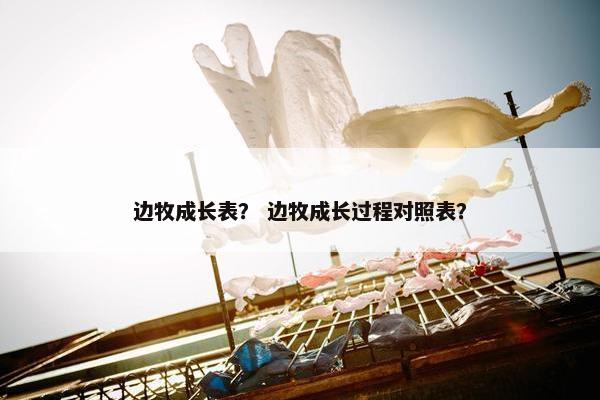 边牧成长表？ 边牧成长过程对照表？