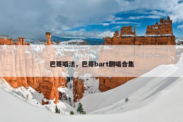巴哥唱法，巴哥bart翻唱合集
