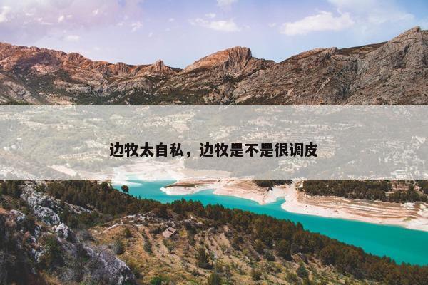 边牧太自私，边牧是不是很调皮