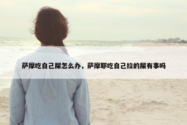 萨摩吃自己屎怎么办，萨摩耶吃自己拉的屎有事吗