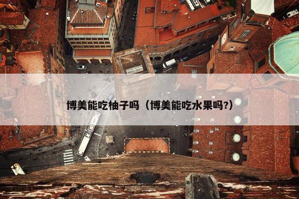 博美能吃柚子吗（博美能吃水果吗?）