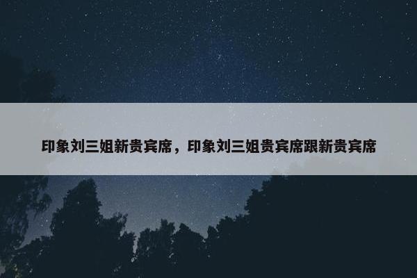 印象刘三姐新贵宾席，印象刘三姐贵宾席跟新贵宾席