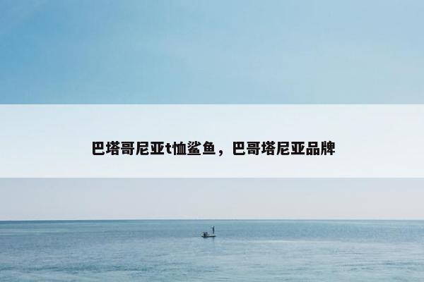 巴塔哥尼亚t恤鲨鱼，巴哥塔尼亚品牌