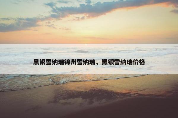 黑银雪纳瑞锦州雪纳瑞，黑银雪纳瑞价格