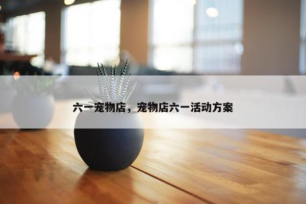 六一宠物店，宠物店六一活动方案