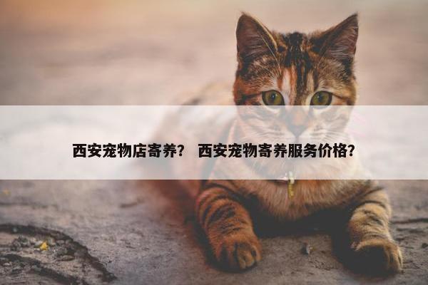 西安宠物店寄养？ 西安宠物寄养服务价格？