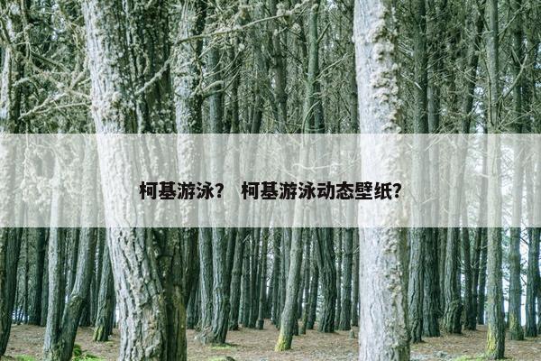 柯基游泳？ 柯基游泳动态壁纸？