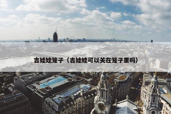 吉娃娃笼子（吉娃娃可以关在笼子里吗）