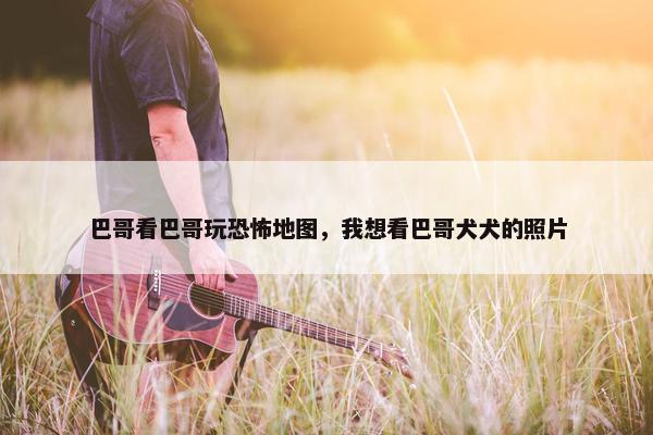 巴哥看巴哥玩恐怖地图，我想看巴哥犬犬的照片
