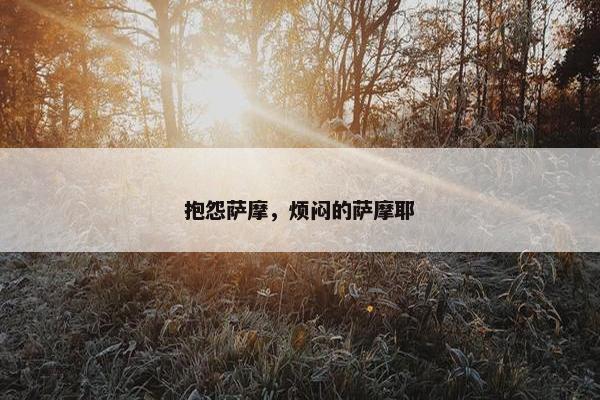 抱怨萨摩，烦闷的萨摩耶