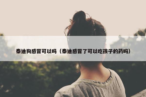 泰迪狗感冒可以吗（泰迪感冒了可以吃孩子的药吗）