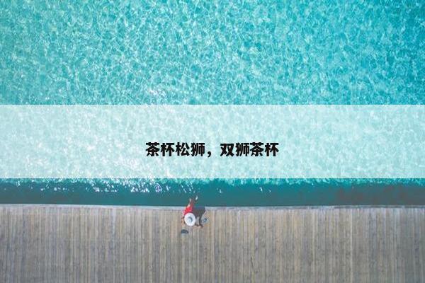 茶杯松狮，双狮茶杯