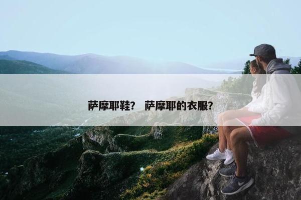 萨摩耶鞋？ 萨摩耶的衣服？
