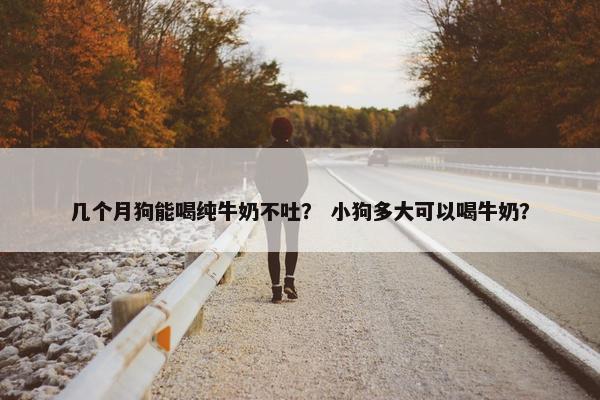 几个月狗能喝纯牛奶不吐？ 小狗多大可以喝牛奶？