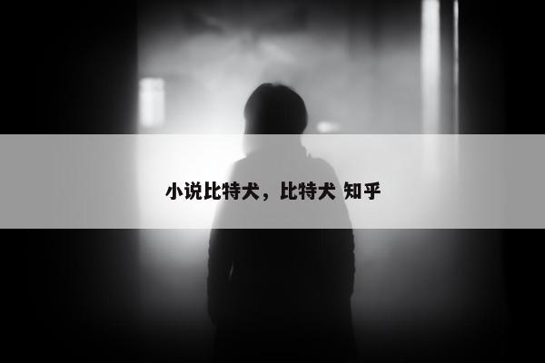 小说比特犬，比特犬 知乎